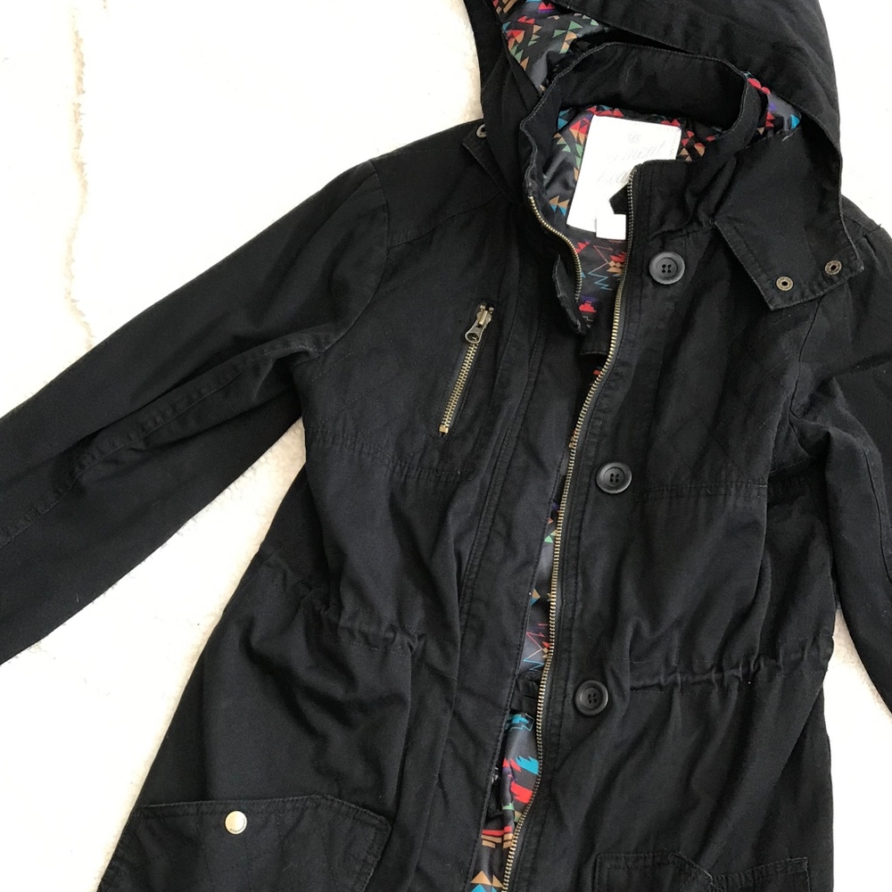 Element Skateboard Jacket Zipper and Buttons Sz S